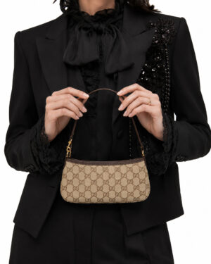 Alternative view of Gucci Pochette Small GG Supreme Marrone