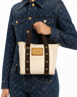 Alternative view of Louis Vuitton Antigua Cabas PM Crema
