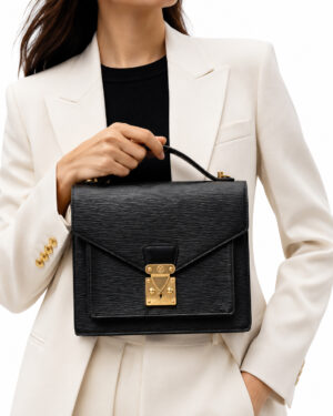 Alternative view of Louis Vuitton Monceau 28 Epi Nera