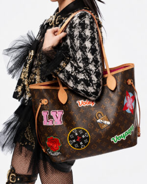 Alternative view of Louis Vuitton Neverfull MM Patches Monogram