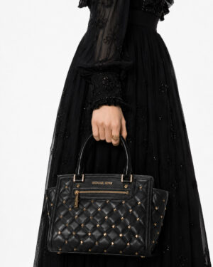 Alternative view of Michael Kors Selma Tote Medium Bochie Nera
