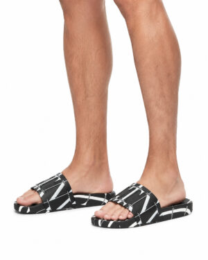 Alternative view of Valentino Ciabatte Gomma VLTN Nera
