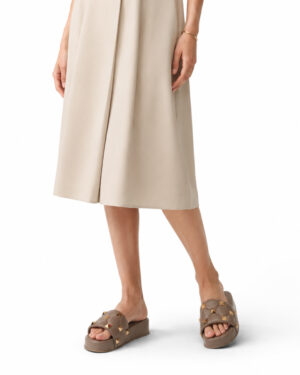 Alternative view of Valentino Slides Rockstud Platform Cipria