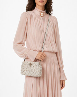 Alternative view of Valentino Spike Small Rockstud Bianco