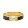 Hermès Bracciale Clic H 12 mm Nero Oro