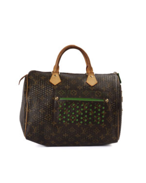 Louis Vuitton Speedy 30 Perforated Verde Monogram