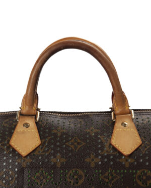 Alternative view of Louis Vuitton Speedy 30 Perforated Verde Monogram