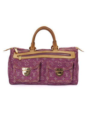 Louis Vuitton Speedy Neo 30 Denim Monogram Rosa