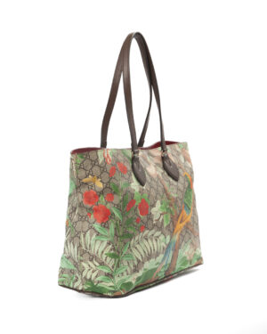 Alternative view of Gucci Shopper Medium Tian GG Supreme Marrone