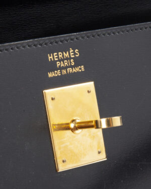 Alternative view of Hermès Sac Kelly 35 Sellier Box Noir