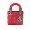 Dior Lady Micro Cannage Rossa