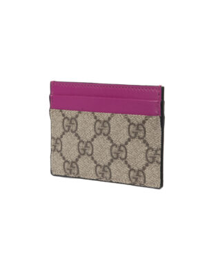 Alternative view of Gucci Portacarte GG Supreme Fucsia