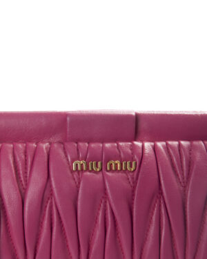 Alternative view of Miu Miu Pochette Small Matelassè Rosa
