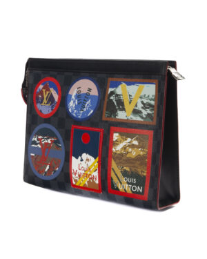 Alternative view of Louis Vuitton Pochette Voyage MM Alps Damier Graphite