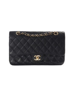 Chanel 2.55 Timeless Double Flap Caviar Nera
