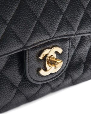 Alternative view of Chanel 2.55 Timeless Double Flap Caviar Nera