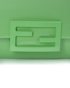 Alternative view of Fendi Baguette Phone Mini Vernice Verde