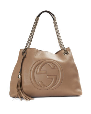 Gucci Soho Shopper Medium Granulata Cipria