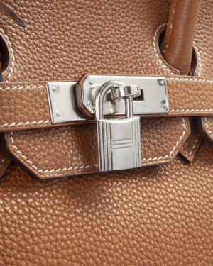 Alternative view of Hermès Sac Birkin 35 Togo Gold