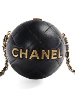 Alternative view of Chanel Sphere Minaudiere Trapuntata Nera