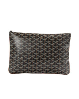 Goyard Clutch Sènat Small Goyardine Nera