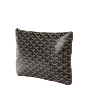 Alternative view of Goyard Clutch Sènat Small Goyardine Nera