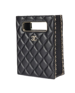 Alternative view of Chanel Evening Box Bag Mini Trapuntata Nera