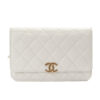 Chanel Wallet On Chain Timeless Caviar Bianca