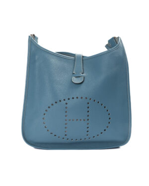 Hermès Sac Evelyne 33 Togo Blue Jean