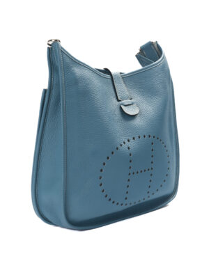 Alternative view of Hermès Sac Evelyne 33 Togo Blue Jean