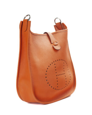 Alternative view of Hermès Sac Evelyne 29 Courchevel Orange