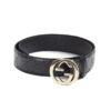 Gucci Cintura Interlocking Guccissima Nera
