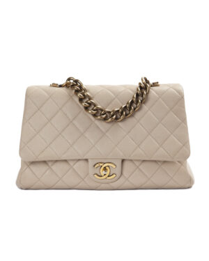 Chanel Trapezio Timeless Trapuntato Beige