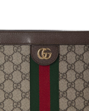 Alternative view of Gucci Pochette Ophidia Large GG Supreme Marrone