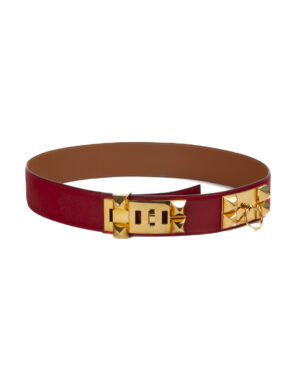 Hermès Cintura Collier De Chien 50 Rouge Rossa