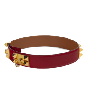 Alternative view of Hermès Cintura Collier De Chien 50 Rouge Rossa