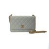 Chanel Wallet On Chain Camelia Crush Azzurra