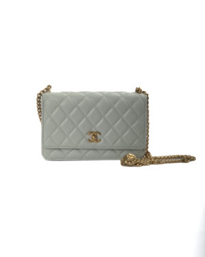Chanel Wallet On Chain Camelia Crush Azzurra