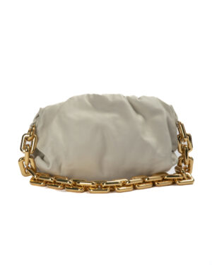 Bottega Veneta The Chain Pouch Small Bianca