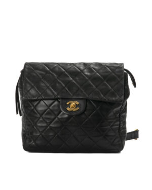 Chanel Zaino Square Timeless Vintage Trapuntato Nero