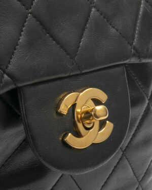 Alternative view of Chanel Zaino Square Timeless Vintage Trapuntato Nero