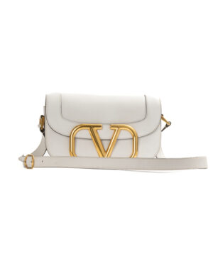 Valentino Supervee Tracolla Small Bianca