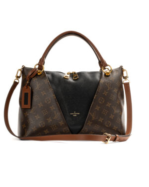 Louis Vuitton V Tote MM Monogram Nero