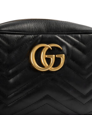 Alternative view of Gucci Camera Bag GG Marmont Matelassè Nera