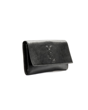 Alternative view of Saint Laurent Pochette Belle De Jours Vernice Nera