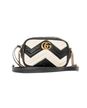 Gucci Camera Bag GG Marmont Bicolor Nero