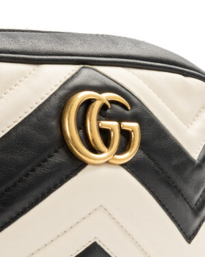 Alternative view of Gucci Camera Bag GG Marmont Bicolor Nero