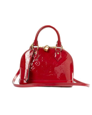 Louis Vuitton Alma BB Vernice Rossa Ciliegia