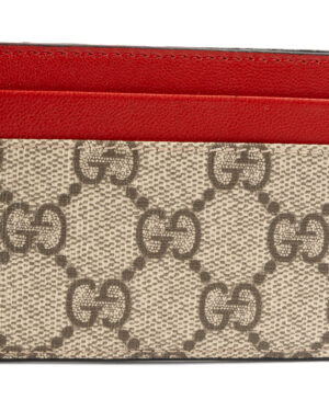 Alternative view of Gucci Portacarte GG Supreme Rosso