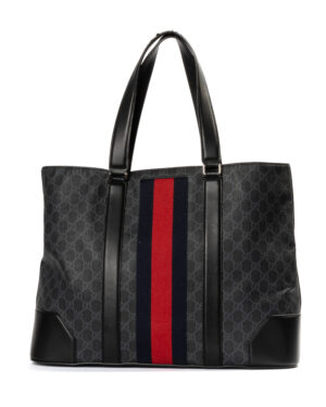 Gucci Tote Large Web GG Supreme Blu